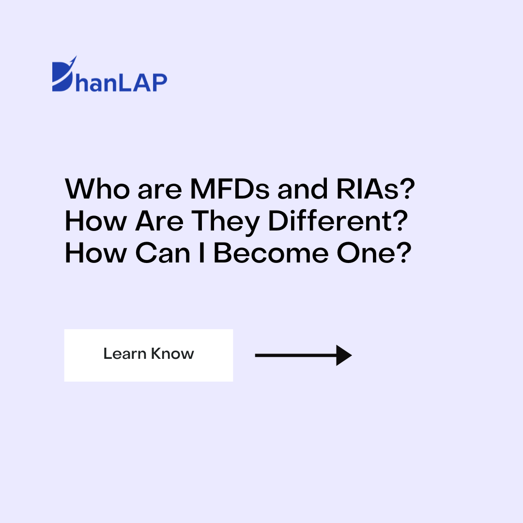 Who are MFDs and RIAs? How Are They Different? How Can I Become One?