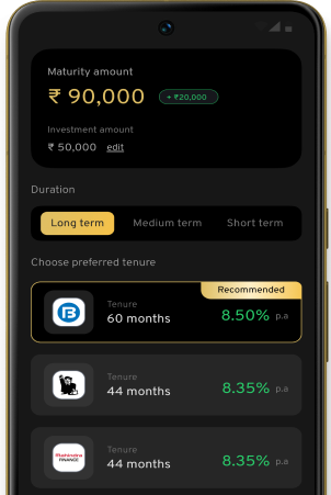 Fixed deposit illustration